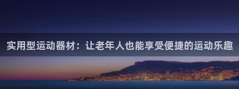 九游体育官方正版app集团logo：实用型运动器材：