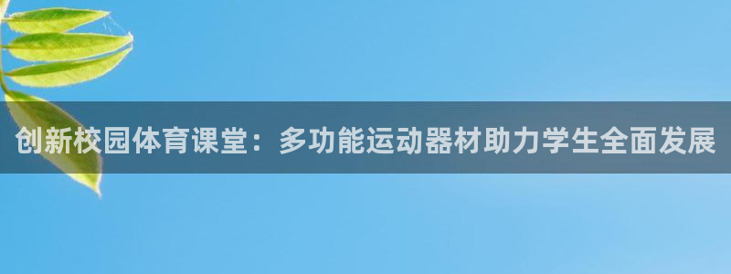 九游体育官网下载平台注册流程视频：创新校园体育课堂：多功能运